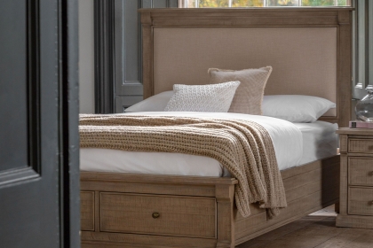 Gallery Direct Vancouver Rustic Bed Frame Gallery Direct Vancouver Rustic Bed Frame