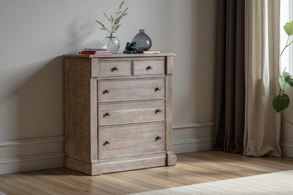 Gallery Direct Vancouver Rustic 5 Drawer Chest of Drawers Gallery Direct Vancouver Rustic 5 Drawer Chest of Drawers