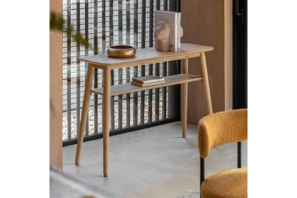 Gallery Direct Hatfield Natural Oak Console Table Gallery Direct Hatfield Natural Oak Console Table