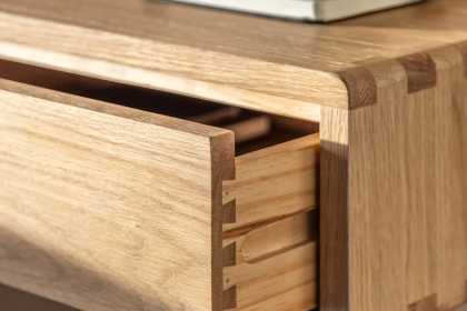 Gallery Direct Craft Natural Oak 1 Drawer Bedside Table Gallery Direct Craft Natural Oak 1 Drawer Bedside Table