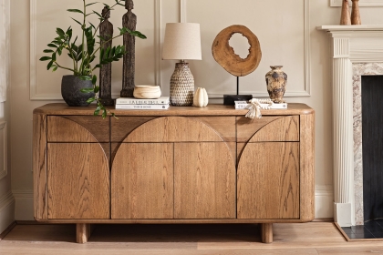 Austin Warm Oak Wide Sideboard Austin Warm Oak Wide Sideboard