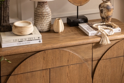 Austin Warm Oak Wide Sideboard Austin Warm Oak Wide Sideboard