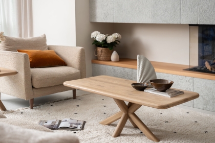 Flynn Natural Oak Coffee Table Flynn Natural Oak Coffee Table