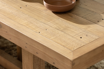 Oakley Reclaimed Wood Lamp Table in Rustic Buff Finish Oakley Reclaimed Wood Lamp Table in Rustic Buff Finish