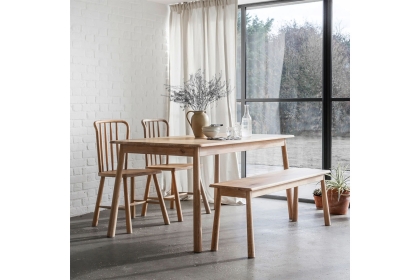 Gallery Direct Wycombe Oak Dining Table Gallery Direct Wycombe Oak Dining Table