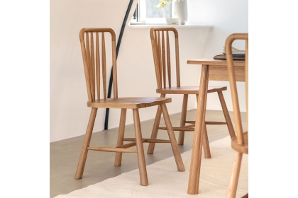 Gallery Direct Wycombe Oak Dining Chairs (Pair) Gallery Direct Wycombe Oak Dining Chairs (Pair)
