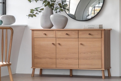 Gallery Direct Wycombe Oak Large Sideboard Gallery Direct Wycombe Oak Large Sideboard