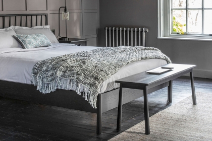 Gallery Direct Wycombe Black Oak Dining Bench Gallery Direct Wycombe Black Oak Dining Bench