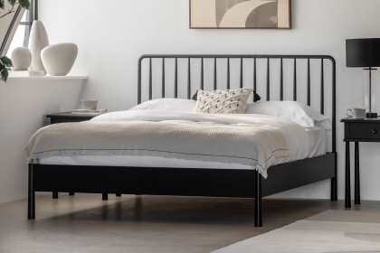 Gallery Direct Wycombe Black Oak Spindle Bed Frame Gallery Direct Wycombe Black Oak Spindle Bed Frame
