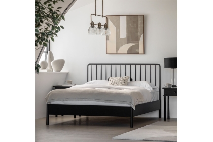 Gallery Direct Wycombe Black Oak Spindle Bed Frame Gallery Direct Wycombe Black Oak Spindle Bed Frame