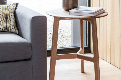 Gallery Direct Madrid Side Table in Oak Gallery Direct Madrid Side Table in Oak