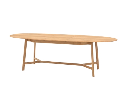 Gallery Direct Madrid Extending Dining Table in Oak Gallery Direct Madrid Extending Dining Table in Oak