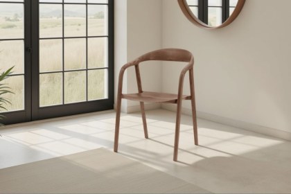 Gallery Direct Madrid Wooden Dining Chair in Walnut (Pair) Gallery Direct Madrid Wooden Dining Chair in Walnut (Pair)