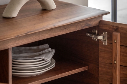 Gallery Direct Madrid Sideboard in Walnut Gallery Direct Madrid Sideboard in Walnut