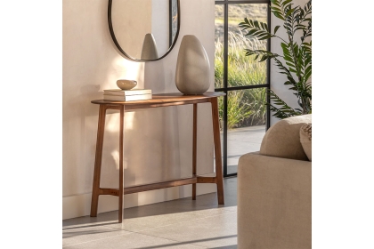 Gallery Direct Madrid Console Table in Walnut Gallery Direct Madrid Console Table in Walnut