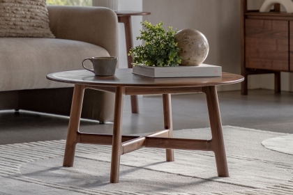 Gallery Direct Madrid Coffee Table in Walnut Gallery Direct Madrid Coffee Table in Walnut