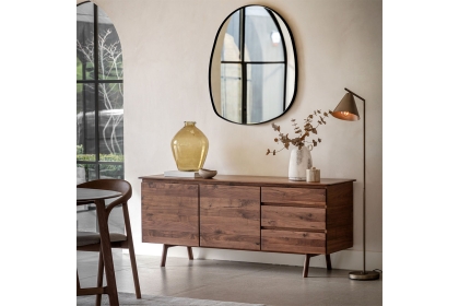 Gallery Direct Madrid Large Sideboard in Walnut Gallery Direct Madrid Large Sideboard in Walnut