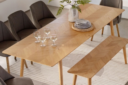Gallery Direct Milano Oak Extending Dining Table Gallery Direct Milano Oak Extending Dining Table