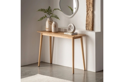 Gallery Direct Milano Oak Console Table Gallery Direct Milano Oak Console Table