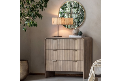 Gallery Direct Colonna Mango Wood 3 Drawer Chest of Drawers Gallery Direct Colonna Mango Wood 3 Drawer Chest of Drawers