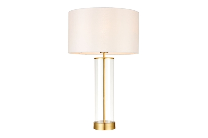 Gallery Direct Lessina Table Lamp Brushed Gold Gallery Direct Lessina Table Lamp Brushed Gold