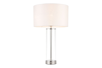 Gallery Direct Lessina Table Lamp Bright Nickel Gallery Direct Lessina Table Lamp Bright Nickel