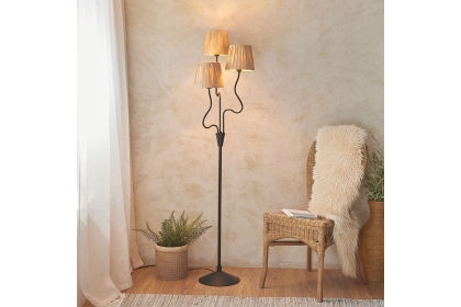 Gallery Direct Wriggle 3 Floor Lamp Matt Black Gallery Direct Wriggle 3 Floor Lamp Matt Black