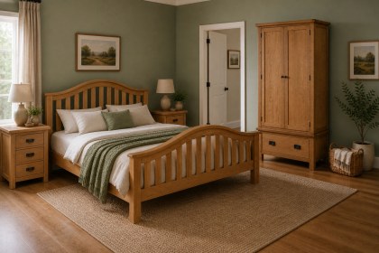 Salisbury Waxed Premium Oak Classic Bedframe Salisbury Waxed Premium Oak Classic Bedframe