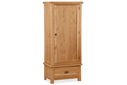 Salisbury Waxed Premium Oak Single Wardrobe Salisbury Waxed Premium Oak Single Wardrobe