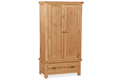 Salisbury Waxed Premium Oak Gents Wardrobe Salisbury Waxed Premium Oak Gents Wardrobe