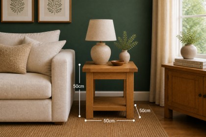 Salisbury Waxed Premium Oak Lamp Table Salisbury Waxed Premium Oak Lamp Table