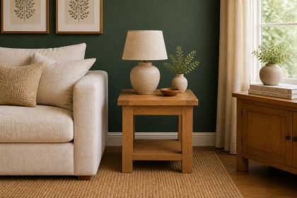 Salisbury Waxed Premium Oak Lamp Table Salisbury Waxed Premium Oak Lamp Table