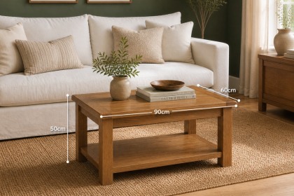 Salisbury Waxed Premium Oak Coffee Table Salisbury Waxed Premium Oak Coffee Table