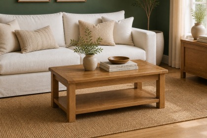 Salisbury Waxed Premium Oak Large Coffee Table Salisbury Waxed Premium Oak Large Coffee Table
