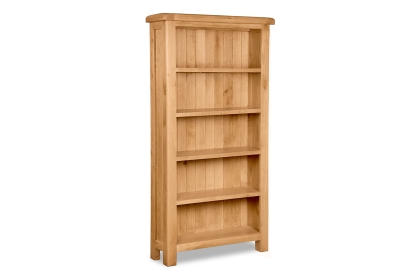 Salisbury Waxed Premium Oak Large Bookcase - Self Assembly Salisbury Waxed Premium Oak Large Bookcase - Self Assembly