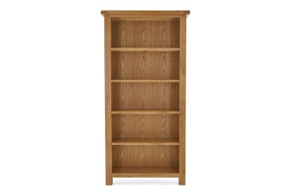Salisbury Waxed Premium Oak Large Bookcase - Self Assembly Salisbury Waxed Premium Oak Large Bookcase - Self Assembly