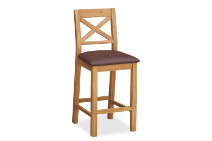 Salisbury Waxed Premium Oak Bar Stool Salisbury Waxed Premium Oak Bar Stool