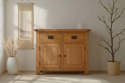 Salisbury Waxed Premium Oak Small Sideboard Salisbury Waxed Premium Oak Small Sideboard