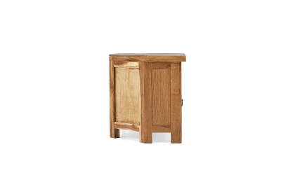 Salisbury Waxed Premium Oak Corner Tv Unit With Baskets Salisbury Waxed Premium Oak Corner Tv Unit With Baskets