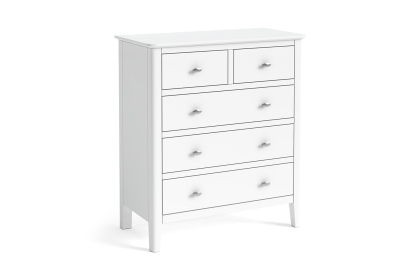 Hampstead Painted White 2 Over 3 Chest Of Drawers Hampstead Painted White 2 Over 3 Chest Of Drawers