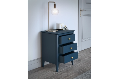 Harrogate Painted Blue Bedside Table Harrogate Painted Blue Bedside Table