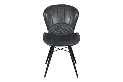 Amory PU Leather Dining Chair in Grey Amory PU Leather Dining Chair in Grey