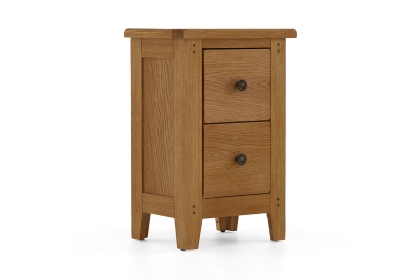 Burford Country Oak Narrow Bedside Table Burford Country Oak Narrow Bedside Table