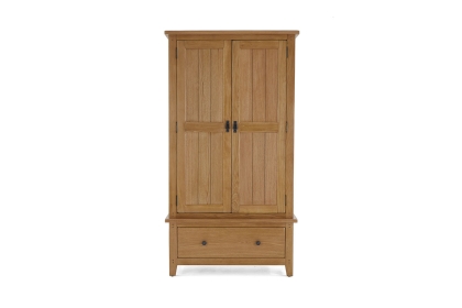 Burford Country Oak Gents Wardrobe Burford Country Oak Gents Wardrobe
