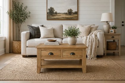 Burford Country Oak Small Coffee Table Burford Country Oak Small Coffee Table