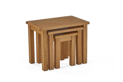 Burford Country Oak Nest of Tables Burford Country Oak Nest of Tables