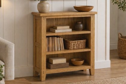Burford Country Oak Low Bookcase Burford Country Oak Low Bookcase