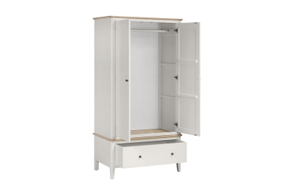 Marlow Oak Painted Coconut White Gents Wardrobe Marlow Oak Painted Coconut White Gents Wardrobe