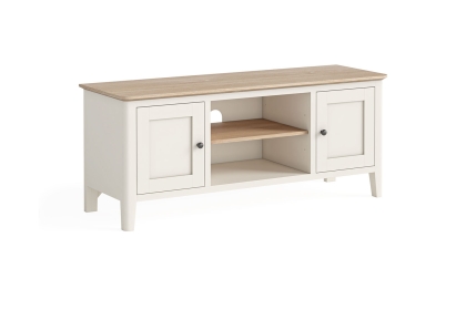 Marlow Oak Painted Coconut White 150cm TV Unit Marlow Oak Painted Coconut White 150cm TV Unit