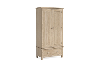 Modern Country Oak Gents Wardrobe Modern Country Oak Gents Wardrobe